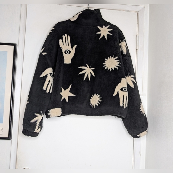 URBAN OUTFITTERS🪬 Olivia Printed Sherpa Jacket - Picture 6 of 10